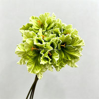L-478 Premium Künstliche Gloriosa-Rüschenblume mit Echtem Gefühl, Einzelner Stiel, Künstliche Orange Blume für Hochzeit, Event und Heimdekoration