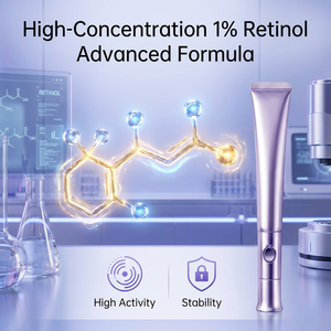 Crema <span class=keywords><strong>Contorno</strong></span> <span class=keywords><strong>de</strong></span> <span class=keywords><strong>Ojos</strong></span> Orgánica <span class=keywords><strong>con</strong></span> <span class=keywords><strong>Retinol</strong></span> <span class=keywords><strong>de</strong></span> Marca Privada OEM, Reafirmante, Anti-Ojeras, Antienvejecimiento, Antiarrugas e Hidratante - Product Image 4