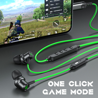 Casque de jeu filaire Type-C avec microphone, écouteurs intra-auriculaires à réduction de bruit, son stéréo avec basses profondes pour jeux mobiles et PC