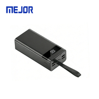 Batterie externe portable 50000mAh à charge rapide 120W, personnalisable, pour l'extérieur, avec 4 ports USB Type-C