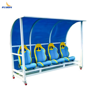 Banc d'abri de siège d'entraîneur en cuir certifié OEKO-TEX FYS-03 - Product Image 3
