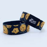 Bracelet NFC RFID Élastique Imperméable Personnalisé pour Hommes - Utilisation Sportive et Festive, Couleur et Logo Personnalisables