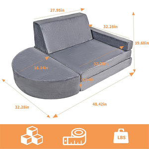 Children's <b>Sofa</b> Cushions High Density Foam DIY Combination Creative Seat For <b>Kids</b> Playroom - Product Image 4