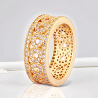 Bijoux en or à empiler, bague de bijoux solides pour femmes en or 18 carats, accessoires plaqués or pour femmes