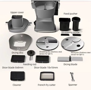 เครื่องหั่นผักอเนกประสงค์แบบจีน พร้อมมอเตอร์ ราคาดีที่สุด - Product Image 6