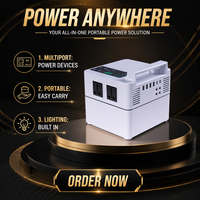 Station d'alimentation portable 300W 4S au phosphate de fer lithium 12,8V avec onduleur à onde sinusoïdale pure, démarreur de batterie, recharge sans fil et compatible solaire