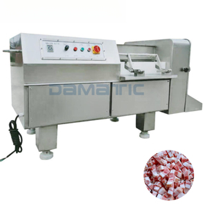 Máquina Cortadora y Picadora de Carne Congelada Damatic Industrial de Acero Inoxidable, 500-600 KG/H, para Carne de Res, Pollo, Cordero y Filetes - Product Image 1