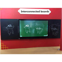 Pizarra Interactiva Inteligente Todo en Uno IBoard TE-QS86 para Escuelas con 1-20-40 Puntos Táctiles, Compatible con Múltiples Sistemas Operativos para IFPD de 86 Pulgadas