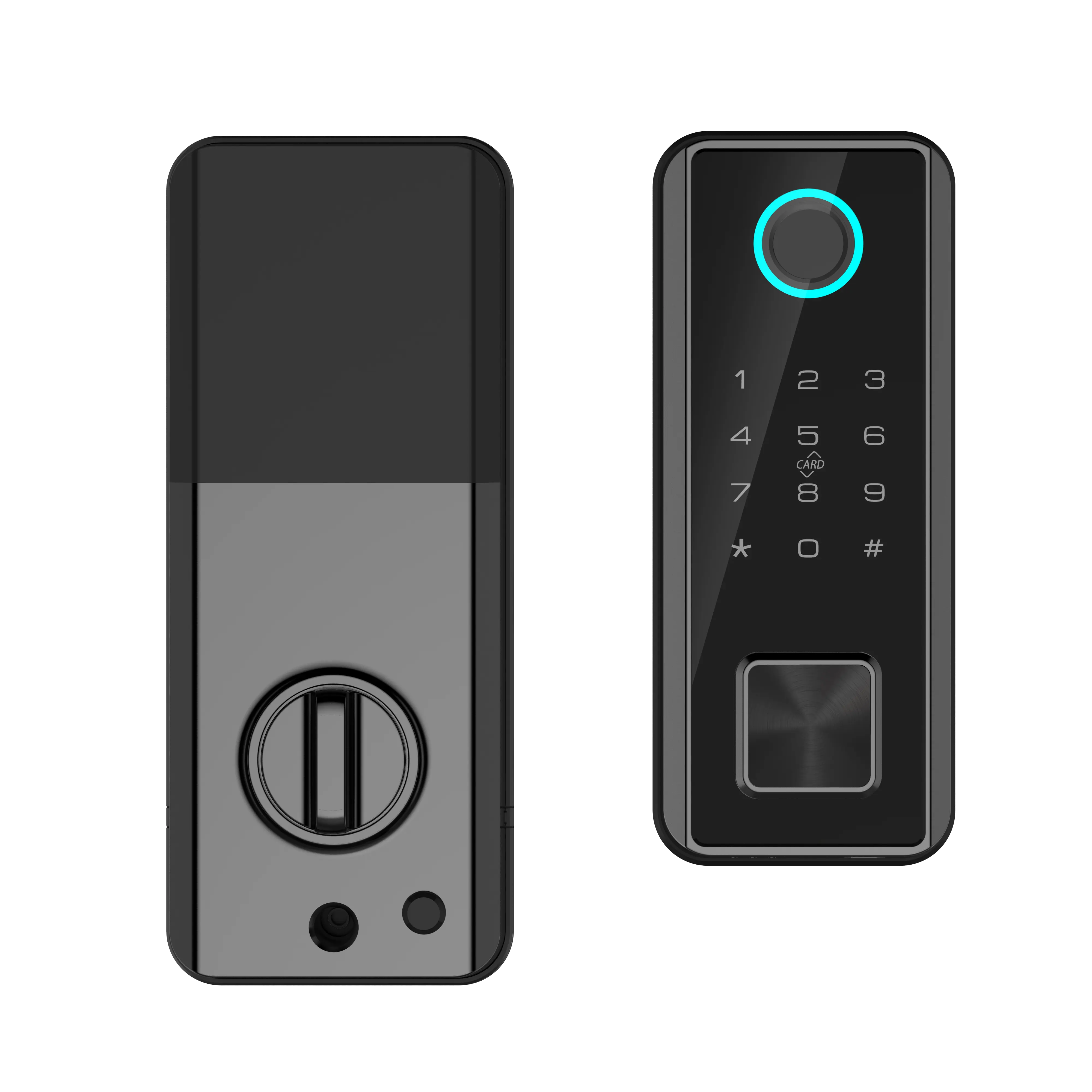 Sécurité étanche à la maison contrôle d'accès clavier BLE TTlock APP électronique numérique empreinte digitale invite vocale serrure de porte intelligente