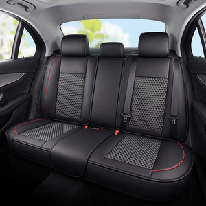 Housses de siège de voiture complètes en cuir de luxe, style professionnel, respirantes, en soie glacée, pour l'été, avec coussin intérieur confortable de qualité supérieure, pour Civic Golf - Product Image 1