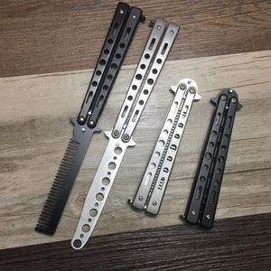Mini peine de mariposa plegable de alta calidad, venta al por mayor, juguete de Metal, cuchillo de mariposa, entrenador para adultos - Product Image 4