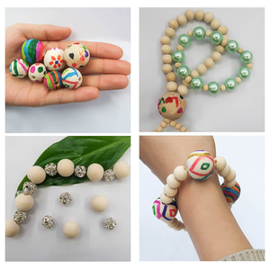 Bolas <span class=keywords><strong>de</strong></span> <span class=keywords><strong>Madera</strong></span> Natural con Orificio, Diámetro Personalizado para Juguetes Montessori y Decoración del Hogar, Acabado Certificado FSC para Proyectos <span class=keywords><strong>de</strong></span> Bricolaje - Product Image 5