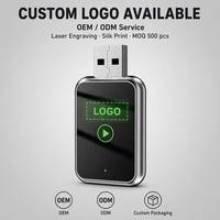 Adaptador Carplay con Diseño de Logotipo Gratuito, Conector USB de Fábrica, Metálico, Actualización Plug & Play, Dongle Inalámbrico Carplay Android Auto