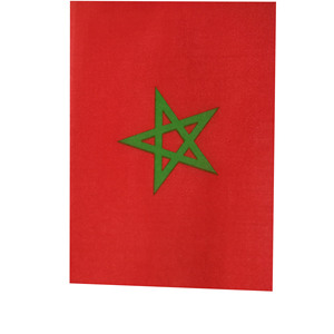 Drapeau à main de haute qualité 14x21cm Drapeau national <span class=keywords><strong>marocain</strong></span> Pays Maroc Drapeau à main du Maroc - Product Image 5