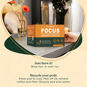 Cápsulas <span class=keywords><strong>de</strong></span> Café Orgánico OEM con Melena <span class=keywords><strong>de</strong></span> León, Reciclables, Sin Azúcar, con Yacon Prebiótico, Funcionales, para Concentración y Energía - Product Image 5
