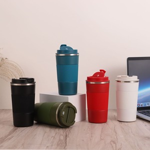 Tumbler da Caffè in Acciaio Inox 380ml / 510ml <span class=keywords><strong>con</strong></span> Coperchio, Tazza da Viaggio a Doppia Parete 304, Personalizzabile <span class=keywords><strong>con</strong></span> Logo - Product Image 2