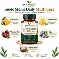 Capsules de multivitamines méthyliées pour hommes sous marque privée, formule personnalisée avec nutriments biodisponibles, OEM