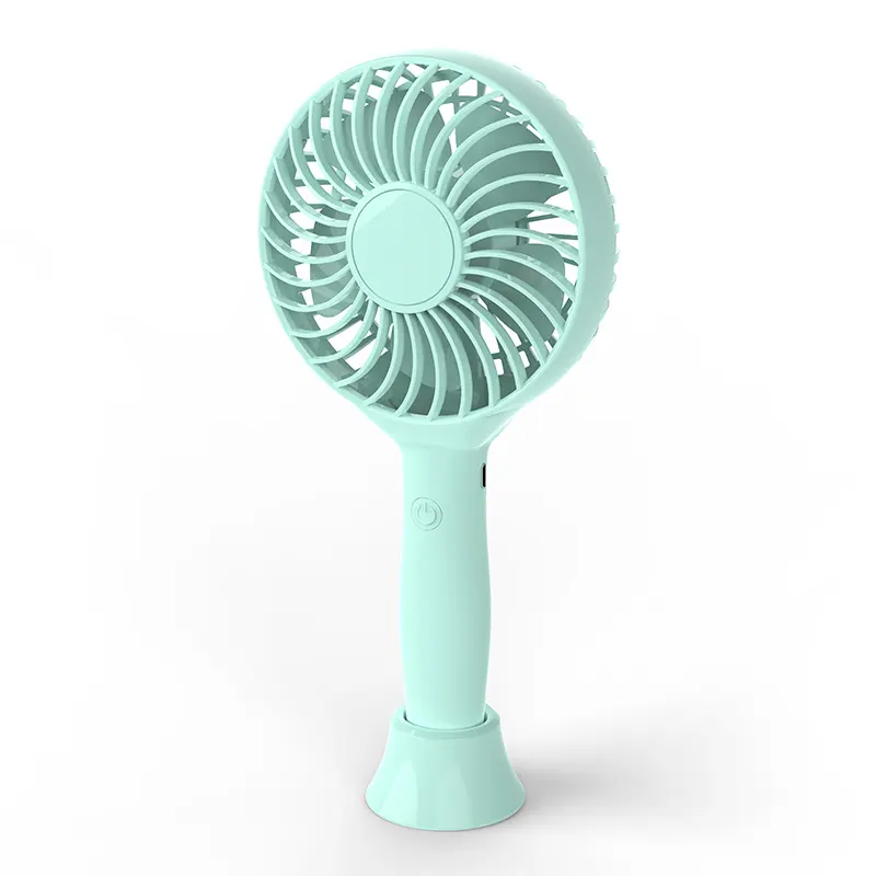 2021 OEM Summer Portable USB Mini Cooling Fan Mini HandHeld Electric Fans Handheld Battery Stand Pocket Fan Air Conditioner