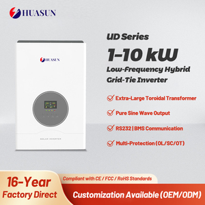 All in One Hybrid Solar with Battery <b>Energy</b> <b>Storage</b> <b>System</b> 5KW 10KWH HomePower MPPT Pure Sine Wave Off Grid - Product Image 2