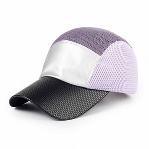 Wholesale Colorful Quick Dry Baseball Caps Mesh Sports Running Camp Cap Custom Logo Baseball Cap - Product Image 1