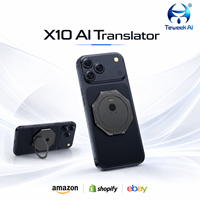 Dispositif de traduction linguistique portable X10, 146 langues, conversation, traduction de photos et de textes hors ligne pour les salons professionnels