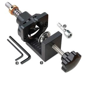 ชุดไกด์สว่านเจาะแบบเจาะบานพับสไตล์คัพ35มม. ไม้เจาะเดือยสำหรับงานไม้เทมเพลตเปิดรูสำหรับบานพับประตูตู้ - Product Image 5