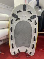 Trineo de rescate inflable de PVC Drop Stitch para Jet Ski Surfing Dinghy con pedales para Ocean Drifting