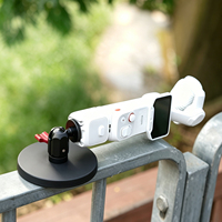 Morsetto a C in lega di alluminio con attacco Arri da 1/4 e ventosa magnetica per GoPro, DJI Pocket 4P/4/3, Insta360 e fotocamera Luna Ultra