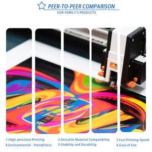 A4 2030 UVインクジェットプリンターXP600多機能フラットベッドマシンモバイルケース用カスタムロゴと写真印刷 - Product Image 5