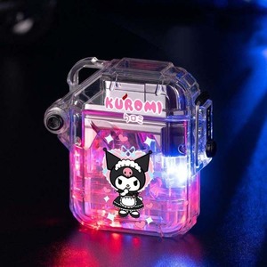 Nuevo encendedor de <span class=keywords><strong>luz</strong></span> intermitente transparente impermeable astronauta Kuromi Hello Kitty a prueba de viento encendedor de <span class=keywords><strong>Gas</strong></span> rellenado - Product Image 5