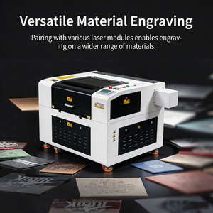 Professional CO2 Laser <b>Cutting</b> Engraving <b>Machine</b> Ruida System for Small Business Wood Acrylic Leather 7050 60W 80W 100W - Product Image 4