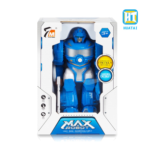 Jouets robots de dessin animé interactifs pour enfants ensemble éducatif amusant en sciences et ingénierie avec lumière éblouissante et lecture de musique - Product Image 1