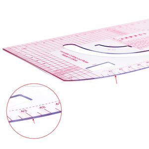 Lot de 7 règles courbes flexibles pour la couture DIY, idéal pour la mesure, la confection de vêtements, le <span class=keywords><strong>dessin</strong></span> de patrons et les travaux manuels - Product Image 3