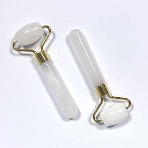 Factory Wholesale Massage Tools Face Guasha White <b>Jade</b> <b>Roller</b> - Product Image 6
