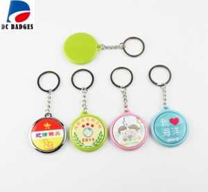Componenti per Portachiavi Fai-da-Te, Bottoni Vuoti Colorati da 1 Pollice (25mm) a Doppia Faccia per Badge - Product Image 6