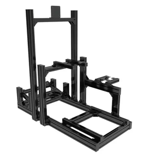 ชุดอุปกรณ์จำลองการขับรถแข่งแบบเต็มรูปแบบสำหรับขายส่ง ปรับแต่งได้ โครงสร้างอะลูมิเนียม สำหรับเกมขับรถและเครื่องจำลองการขับขี่ - Product Image 3