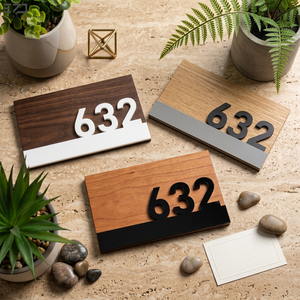 Signalétique de porte d'hôtel conforme ADA EZD, numéros de chambre 3D personnalisés OEM, <span class=keywords><strong>plaque</strong></span> murale en bois, signalisation directionnelle, plaques de porte d'appartement - Product Image 1