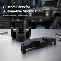 Pièces en aluminium usinées CNC sur mesure avec usinage par électroérosion à fil et pièces de tournage et de fraisage de haute précision 3D pour la modification automobile