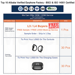 หูฟังแบบเกี่ยวหูแบบกึ่งอินเอียร์ V6.0 M142เหมาะกับสรีระศาสตร์พร้อมไฟ LED แสดงกำลังไฟสำหรับออกกำลังกายยิมกีฬาและวิ่ง - Product Image 2