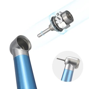 064 Instrumen Laboratorium Gigi Profesional 35000RPM M1 Standar Tombol Tekan Handpiece Bersertifikasi ISO Turbin Listrik Baja - Product Image 2