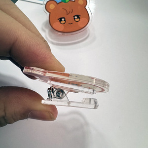 คลิปหนีบอะคริลิค PP ลายการ์ตูนสัตว์ KPOP ATEEZ ANITEEZ ซองฮวา เยอซัง มิงกี ซาน น่ารัก ใช้หนีบเอกสาร เสื้อผ้า กระเป๋า ของขวัญ - Product Image 2