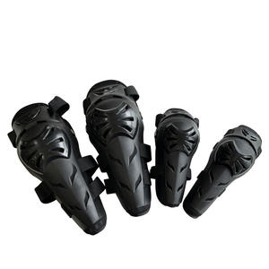 4 protections réglables pour genoux et coudes, protège-tibias, équipement de protection pour motos, pour une conduite confortable avec genouillères - Product Image 6