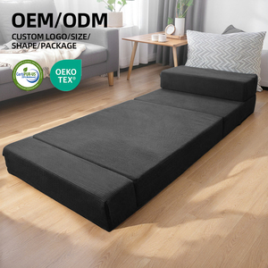 Colchón Plegable de 6 Pulgadas <span class=keywords><strong>para</strong></span> RV - <span class=keywords><strong>Forro</strong></span> Impermeable y Cubierta de Pana, Colchoneta Portátil de Espuma Viscoelástica <span class=keywords><strong>para</strong></span> Cama de Camioneta - Product Image 3