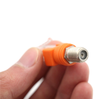Adaptateur BNC femelle vers RJ45 9P8C mâle adaptateur de connecteur de coupleur coaxial état neuf