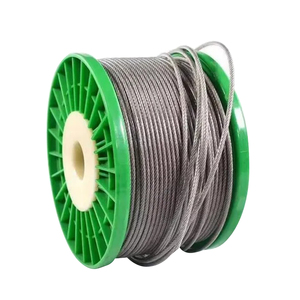 Fabricant de corde en Chine 304 316 2mm 2.5mm 3mm 7mm PVC ou PU ou câble métallique en acier inoxydable revêtement en nylon - Product Image 2