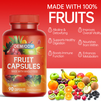 Capsules de superaliments fruits et légumes à marque privée OEM – Multivitamines et minéraux pour le bien-être général