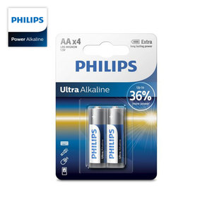 แบตเตอรี่อัลคาไลน์คุณภาพสูง <span class=keywords><strong>PHILIPS</strong></span> 1.5v AA AAA รุ่น LR6 แพ็ค 2 ก้อน - Product Image 2