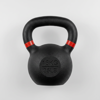 Kettlebell en vinyle coloré de 4 kg avec poignée lisse et confortable pour femmes et sportifs de kettlebell – Livraison rapide en gros