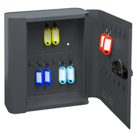 Armoire à clés murale en métal moderne personnalisée avec serrure à combinaison, grande capacité, robuste et sécurisée