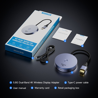 Adaptateur d'affichage sans fil Jasoz, projecteur d'écran sans fil Wifi, prolongateur HDMI sans fil, Wifi 5G/2.4G, alimentation Micro USB pour écran TV
